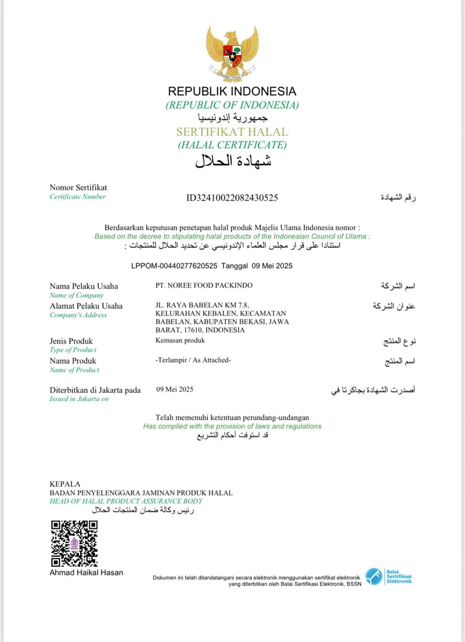 Halal Certificate